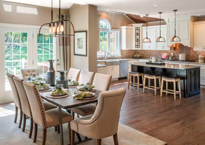 Elegant Kitchen and Dining Area Design